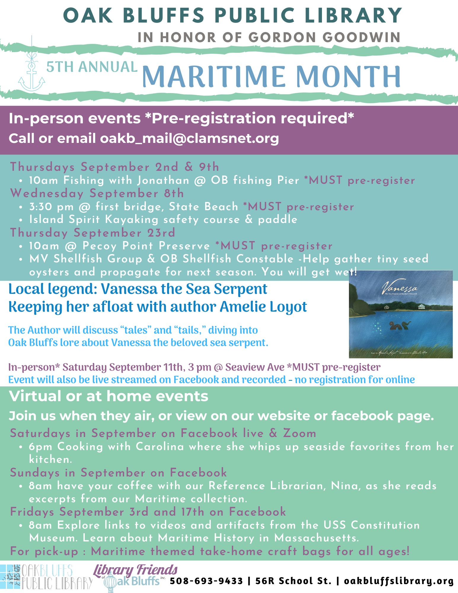 Maritime Month - Oak Bluffs Library