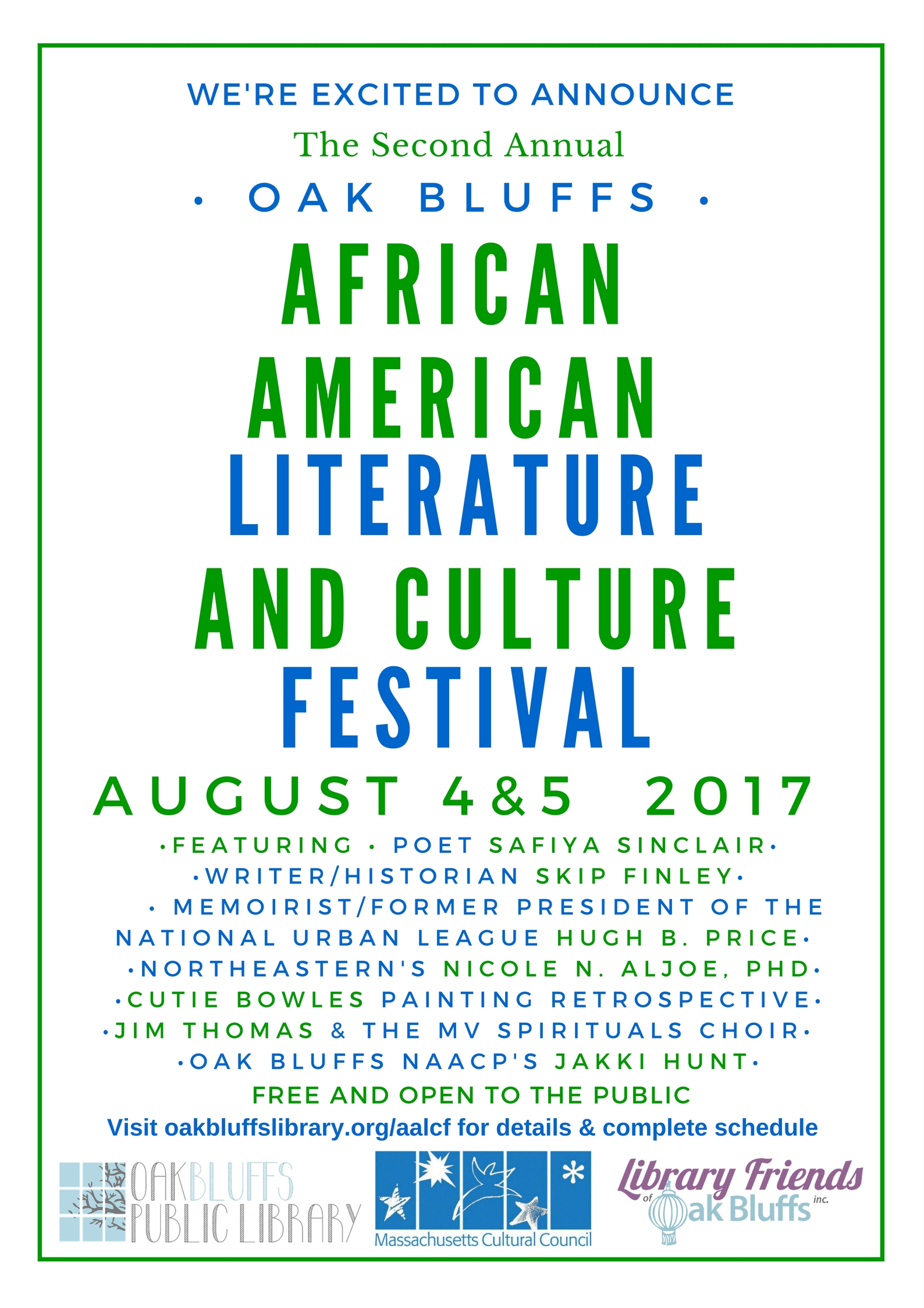Sankofa Festival A Celebration Of African American Literature And Culture Oak Bluffs Library 