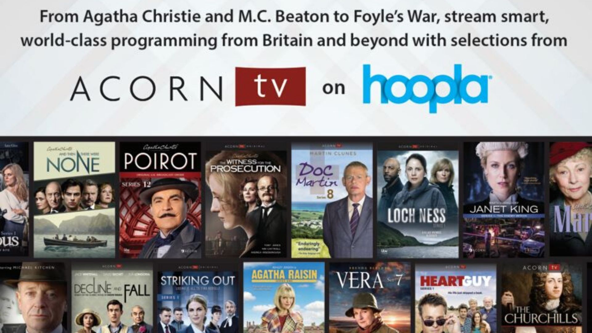 British TV Shows Now Available on Hoopla! Oak Bluffs Library