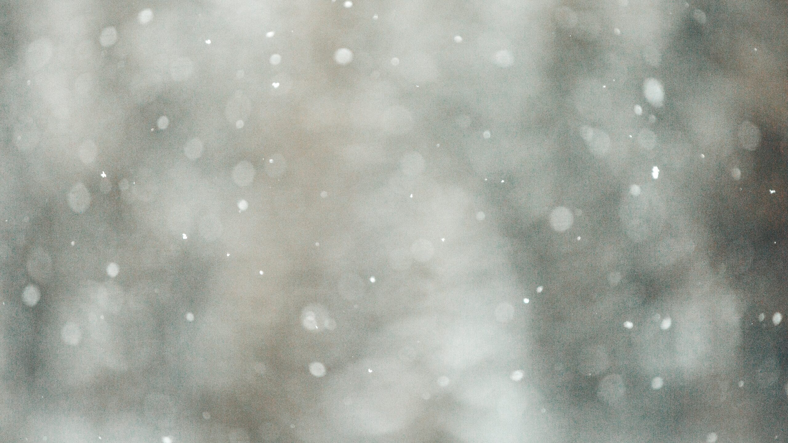 bokeh snow